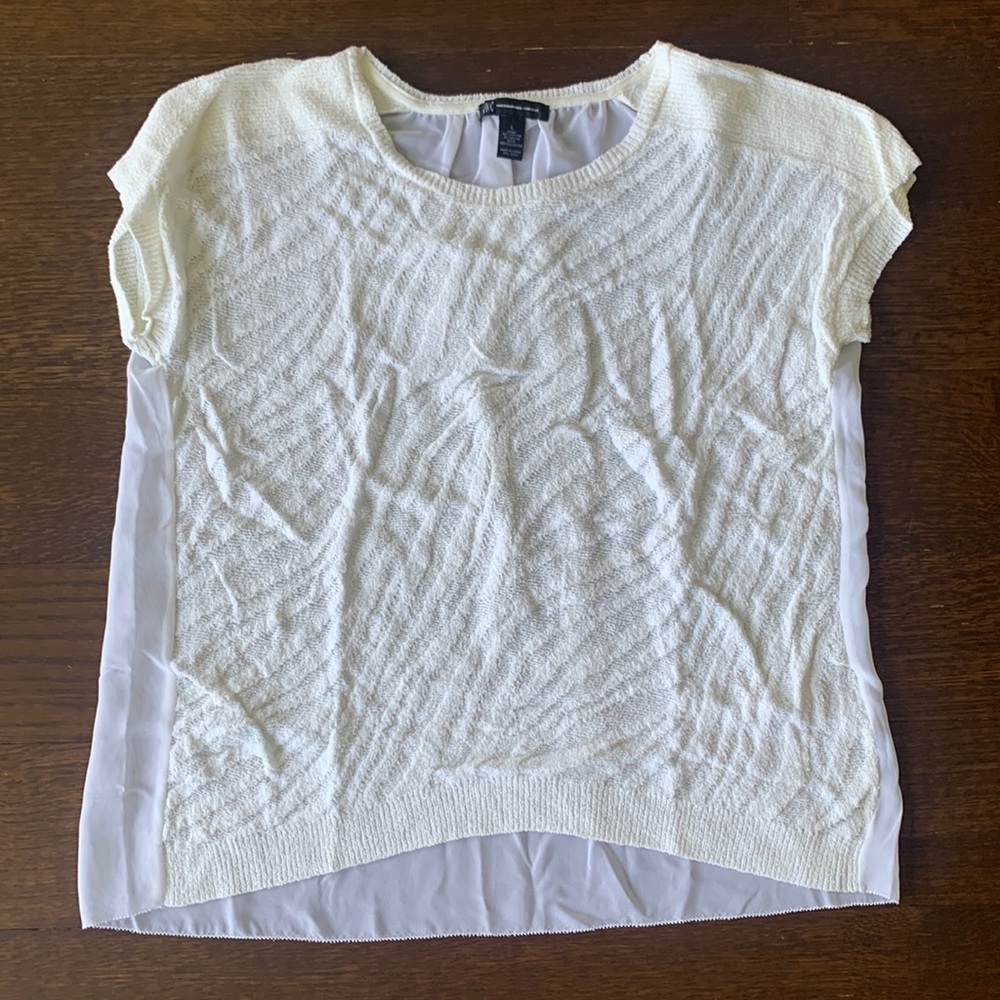 INC Sheer Back Top
